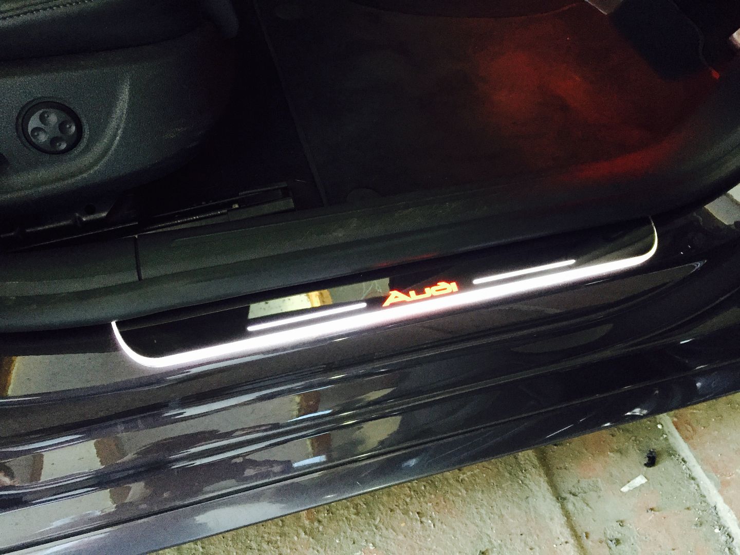 Custom Audi LED Door Sills